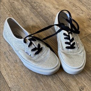 Vans sparkle glitter authentic 5.5men/7.0women